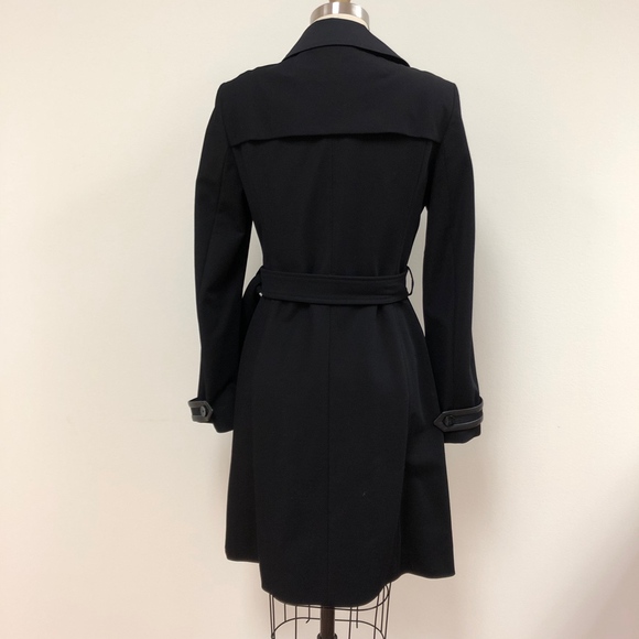 NWT BOSS womens black trench coat - Picture 3 of 8